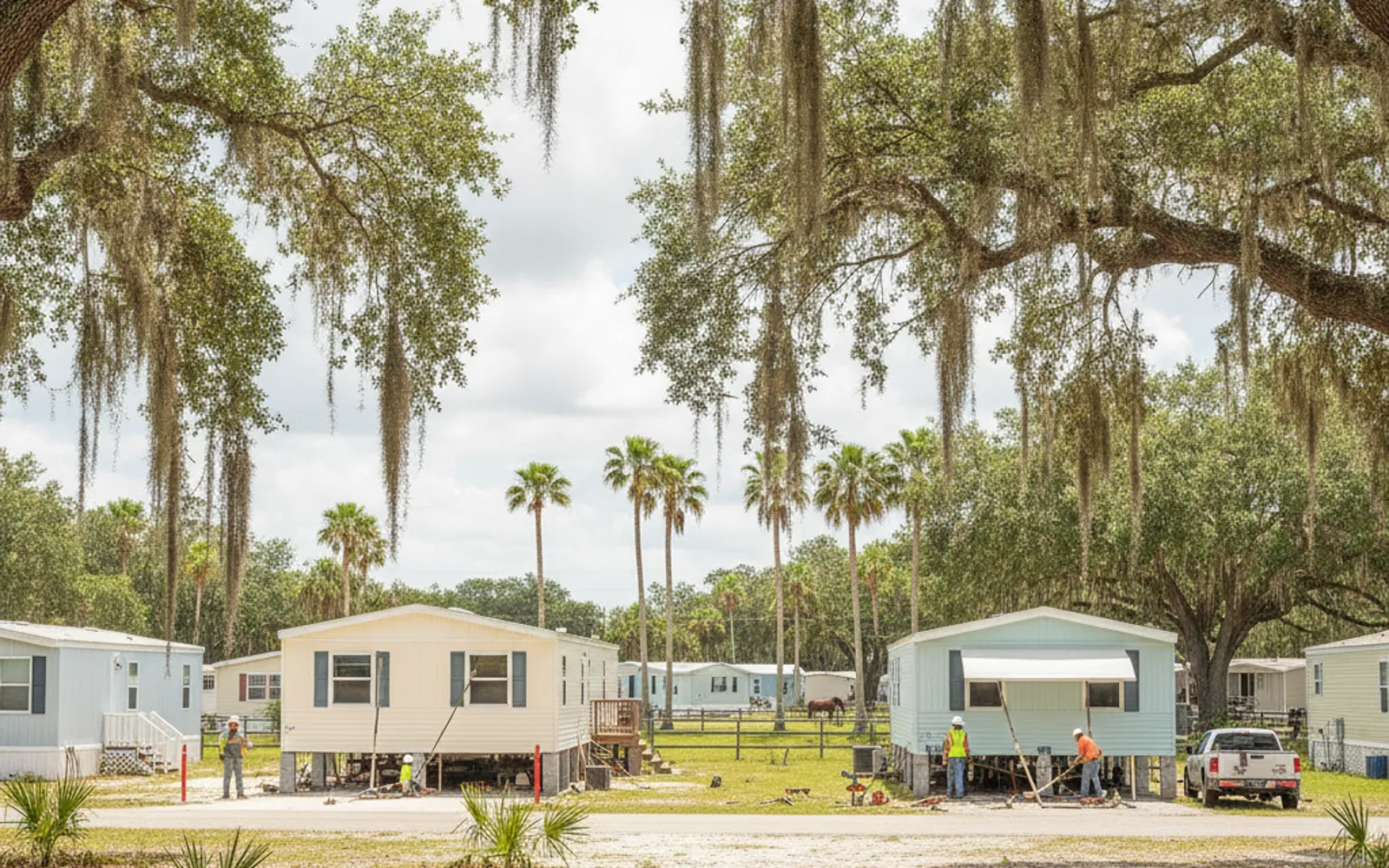 Mobile Home Leveling in Summerfield, FL