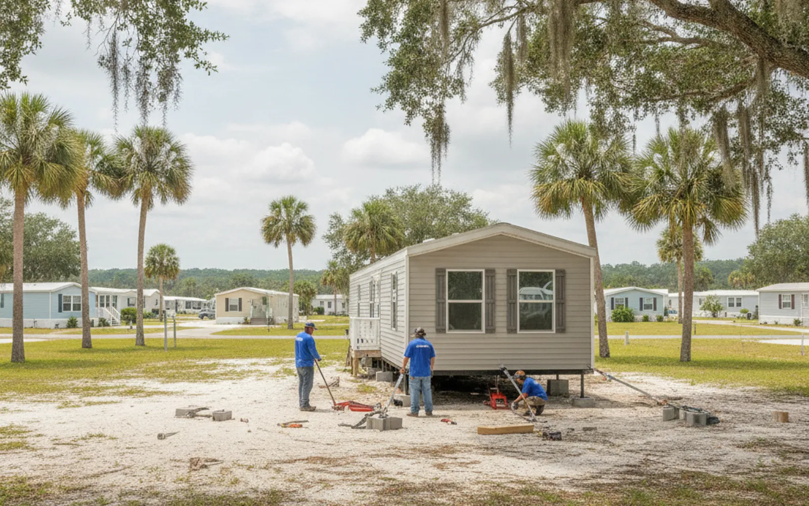 Mobile Home Leveling in Lady Lake, FL